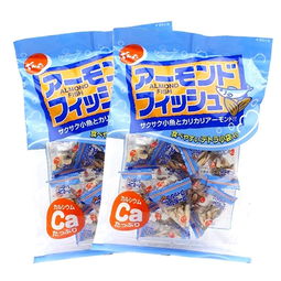 包邮日本进口零食推荐 天六杏仁小鱼干67g的美味探索